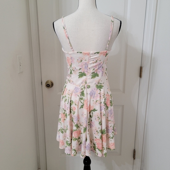 Zara Size M Mini Dress w/ Straight Neckline, Adjustable Straps Bloggers Fav. NEW - Picture 4 of 15